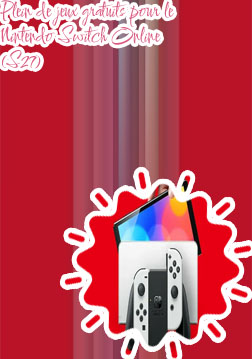 Nintendo switch nouveau jeux
